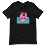 Cherry Bomb Sad Art T-Shirt Black